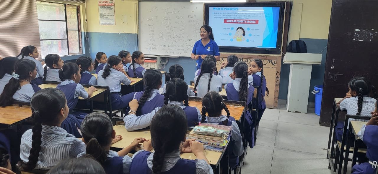 Menstrual Hygiene - GMSSS Sarangpur Chandigarh