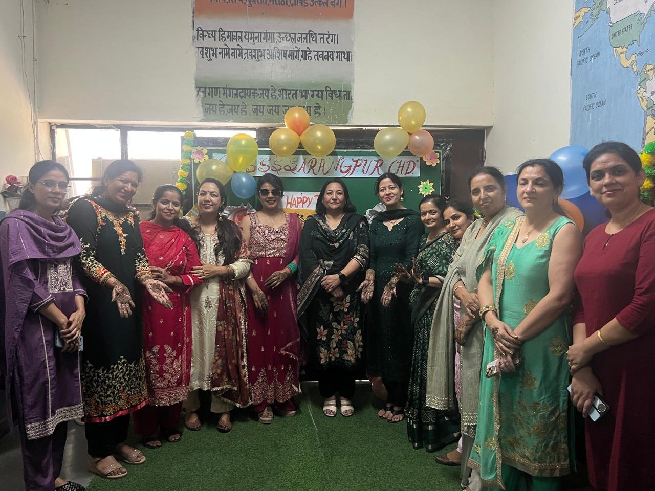 Teej Celebration - GMSSS Sarangpur Chandigarh