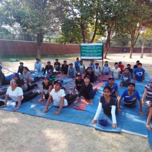 International Yoga Day GMSSS Sarangpur 2