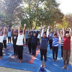 International Yoga Day GMSSS Sarangpur 4